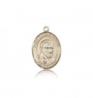 St. Vincent De Paul Medal, 14 Karat Gold, Medium