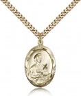 St. Gerard Medal, Gold Filled