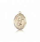 St. Stephanie Medal, 14 Karat Gold, Medium