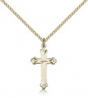 Cross Pendant, Gold Filled