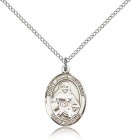St. Julia Billiart Medal, Sterling Silver, Medium