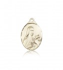 St. Theresa Medal, 14 Karat Gold