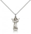 Divino Nino Medal, Sterling Silver