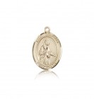 St. Remigius of Reims Medal, 14 Karat Gold, Medium