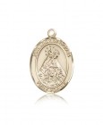 Our Lady of Olives Medal, 14 Karat Gold, Large