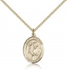 St. Dunstan Medal, Gold Filled, Medium