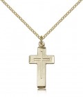 Cross Pendant, Gold Filled