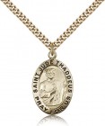 St. Jude Medal, Gold Filled