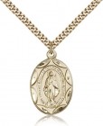 Miraculous Medal, Gold Filled