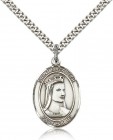 St. Elizabeth of Hungary Medal, Sterling Silver, Large