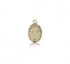 Friend In Jesus Cross Pendant, 14 Karat Gold