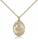 St. Alexander Sauli Medal, Gold Filled, Medium