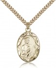 St. Jude Medal, Gold Filled