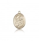 St. Joseph Medal, 14 Karat Gold, Medium