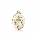 Cross Pendant, 14 Karat Gold