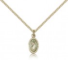 St. Christopher Medal, Gold Filled