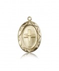 Cross Pendant, 14 Karat Gold