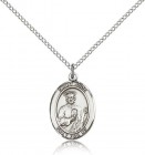 St. Jude Thaddeus Medal, Sterling Silver, Medium