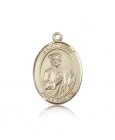 St. Jude Thaddeus Medal, 14 Karat Gold, Large
