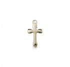 Cross Pendant, 14 Karat Gold