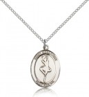St. Sebastian Dance Medal, Sterling Silver, Medium