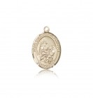 St. Bernard of Montjoux Medal, 14 Karat Gold, Medium