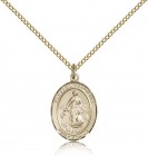Blessed Karolina Kozkowna Medal, Gold Filled, Medium