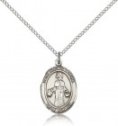 St. Nino De Atocha Medal, Sterling Silver, Medium