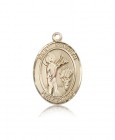 St. Kenneth Medal, 14 Karat Gold, Large