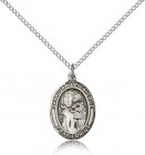 San Juan De La Cruz Medal, Sterling Silver, Medium