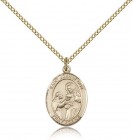 St. John of God Medal, Gold Filled, Medium