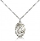 St. Frances Cabrini Medal, Sterling Silver