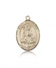 St. Walburga Medal, 14 Karat Gold, Large