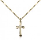 Cross Pendant, Gold Filled