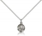 Guardian Angel Medal, Sterling Silver