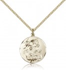 Holy Family Medal, Gold Filled