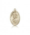 St. Christopher Medal, 14 Karat Gold