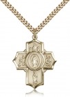 Apparitions Medal, Gold Filled
