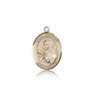 St. Theresa Medal, 14 Karat Gold, Medium