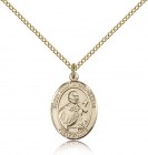 St. Martin De Porres Medal, Gold Filled, Medium