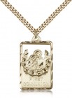 Communion First Reconciliation Medal, Gold Filled