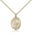 St. Gianna Medal, Gold Filled, Medium