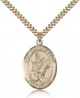 St. Martin of Tours Medal, Gold Filled, Large
