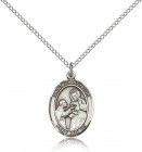 St. John of God Medal, Sterling Silver, Medium