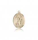 St. Roch Medal, 14 Karat Gold, Medium