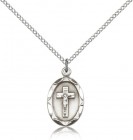 Crucifix Pendant, Sterling Silver