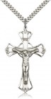 Crucifix Pendant, Sterling Silver