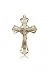 Crucifix Pendant, 14 Karat Gold