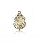 Maria Faustina Medal, 14 Karat Gold