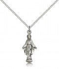 Miraculous Medal, Sterling Silver